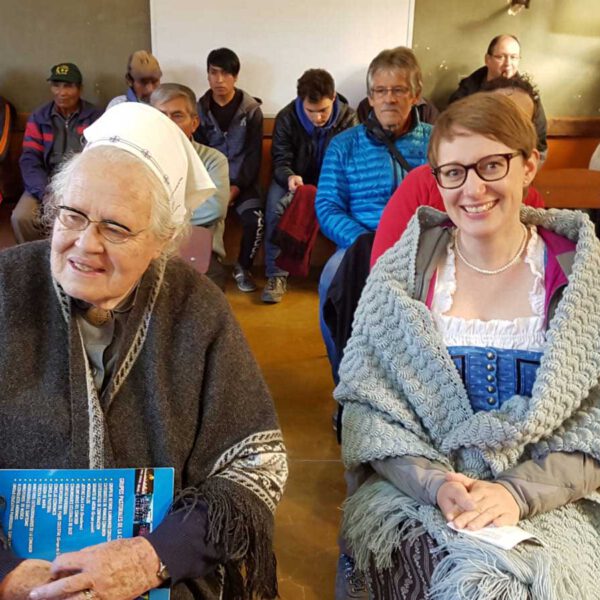 Schwester Verena und Claudia Hauck, 50-Jahrfeier Missionskreis Ayopaya
